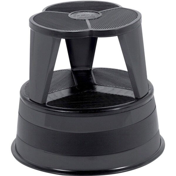 Original All-steel Kik-Step Stool, 2 Steps, 350 lb Load Capacity, 14" Overall Height, Vinyl; Steel